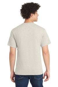 Port & Co Core Blend Tee - Oatmeal Heather Back