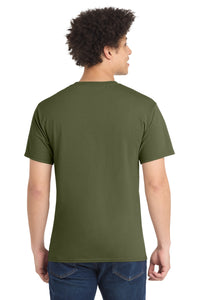 Port & Co Core Blend Tee - Olive Drab Green Back