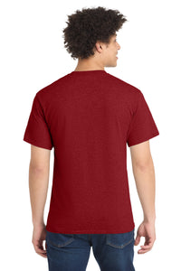 Port & Co Core Blend Tee - Vintage Red Back