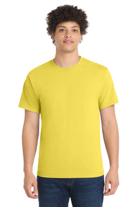 Port & Co Core Blend Tee - Yellow