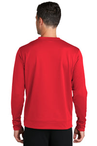 Port & Co Performance Fleece Crewneck Sweatshirt - Red Back