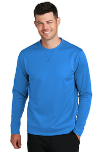 Port & Co Performance Fleece Crewneck Sweatshirt - Royal