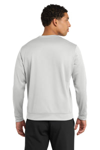 Port & Co Performance Fleece Crewneck Sweatshirt - Silver Back