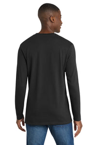 Port & Co Long Sleeve Bouncer Tee PC600LS - Deep Black Back