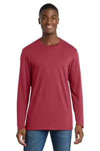 Port & Co Long Sleeve Bouncer Tee PC600LS - Rich Red