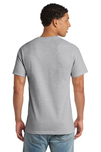 Port & Co Bouncer Pocket Tee PC600P - Athletic Heather Back