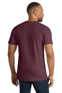 Port & Co Bouncer Tee PC600 - Heather Athletic Maroon Back