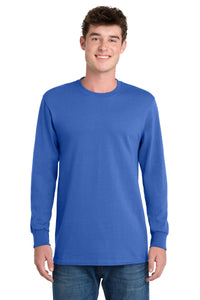 Port & Co Tall Long Sleeve Essential Tee - Royal