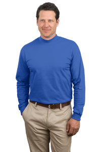 Port & Co Essential Mock Turtleneck - Royal