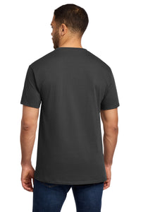 Port & Co Tall Essential Pocket Tee - Charcoal Back