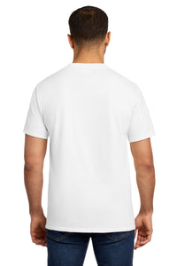 Port & Co Tall Essential Pocket Tee - White Back