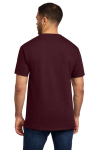 Port & Co Essential Pocket Tee - Athletic Maroon Back