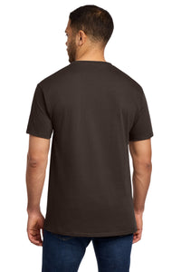 Port & Co Essential Pocket Tee - Brown Back