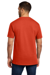 Port & Co Essential Pocket Tee - Orange Back
