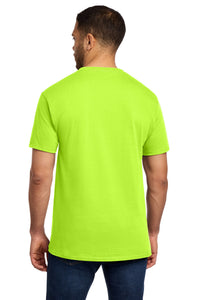 Port & Co Essential Pocket Tee - S. Green Back