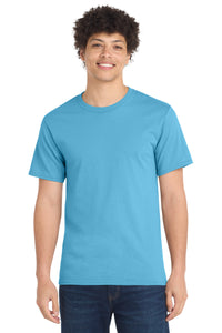 Port & Co Tall Essential Tee - Aquatic Blue