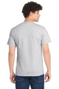Port & Co Tall Essential Tee - Ash Back
