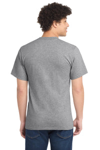 Port & Co Tall Essential Tee - Athletic Heather Back
