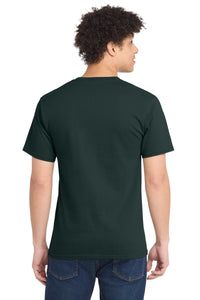 Port & Co Tall Essential Tee - Dark Green Back