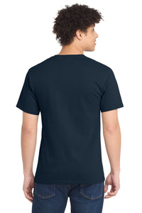 Port & Co Tall Essential Tee - Deep Navy Back