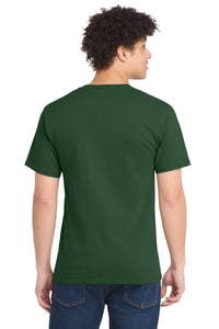 Port & Co Tall Essential Tee - Forest Green Back
