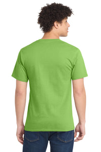 Port & Co Tall Essential Tee - Lime Back