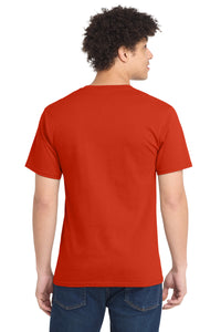 Port & Co Tall Essential Tee - Orange Back