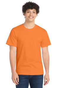 Port & Co Tall Essential Tee - Orange Sherbet