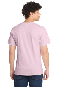 Port & Co Tall Essential Tee - Pale Pink Back