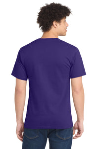 Port & Co Tall Essential Tee - Purple Back