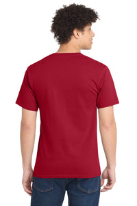 Port & Co Tall Essential Tee - Red Back
