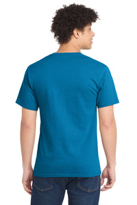 Port & Co Tall Essential Tee - Sapphire Back