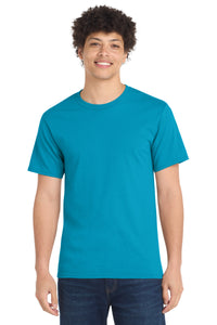 Port & Co Tall Essential Tee - Turquoise