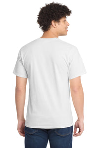 Port & Co Tall Essential Tee - White Back