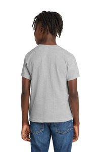Port & Co Youth Essential Tee - Ash Back
