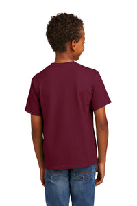 Port & Co Youth Essential Tee - Cardinal Back