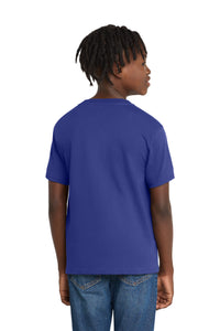 Port & Co Youth Essential Tee - Deep Marine Back