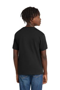 Port & Co Youth Essential Tee - Jet Black Back