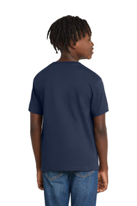 Port & Co Youth Essential Tee - Navy Back