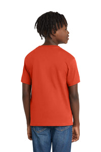 Port & Co Youth Essential Tee - Orange Back