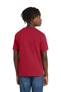 Port & Co Youth Essential Tee - Red Back