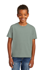 Port & Co Youth Essential Tee - Stonewashed Green