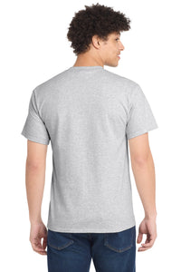 Port & Co Essential Tee - Ash Back