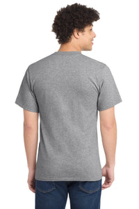 Port & Co Essential Tee - Athletic Heather Back