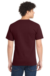 Port & Co Essential Tee - Athletic Maroon Back