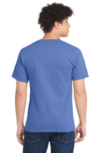 Port & Co Essential Tee - Carolina Blue Back