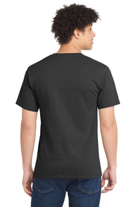 Port & Co Essential Tee - Charcoal Back
