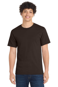 Port & Co Essential Tee - Dark Chocolate Brown