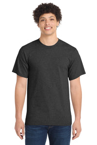 Port & Co Essential Tee - Dark Heather Grey