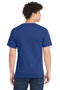 Port & Co Essential Tee - Deep Marine Back